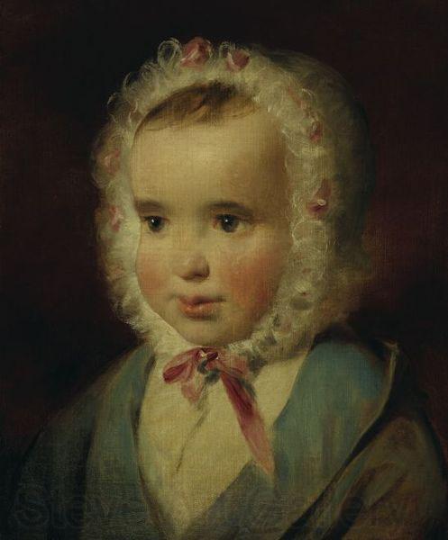 Friedrich von Amerling Portrat der Prinzessin Sophie von Liechtenstein (1837-1899) im Alter von etwa eineinhalb Jahren